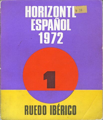 'Horizonte español 1972', suplemento de 'Cuadernos de Ruedo ibérico'. Portada de José Martínez.