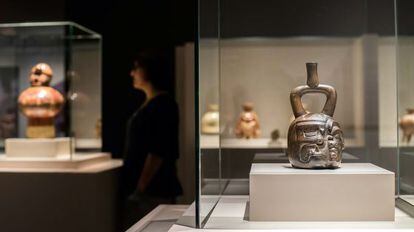 Obras de la exposición ‘El arte mochica del antiguo Perú’ en CaixaForum.