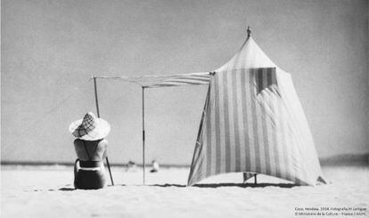 Una de las fotografía que se pueden ver en la exposición del MACUF