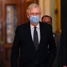 In this Jan. 6, 2021, photo, Senate Majority Leader Mitch McConnell of Ky., walks from the Senate floor to his office on Capitol Hill in Washington. Now that the House has impeached President Donald Trump for the second time, House Speaker Nancy Pelosi must figure out the best strategy for arguing the case before the Senate. Senate rules say the trial must start soon after the chamber receives the article of impeachment, which cites “incitement of insurrection” after an angry mob of Trump’s supporters invaded the Capitol last week. (AP Photo/Manuel Balce Ceneta)