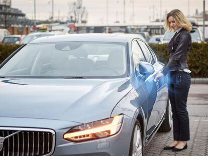 Volvo sustituirá la llave del coche por el smartphone en 2017