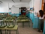 24/08/20. Preparación ante el inicio de clases con medidas para evitar los contagios por la COVID en un colegio público de MAdrid. CARLOS ROSILLO