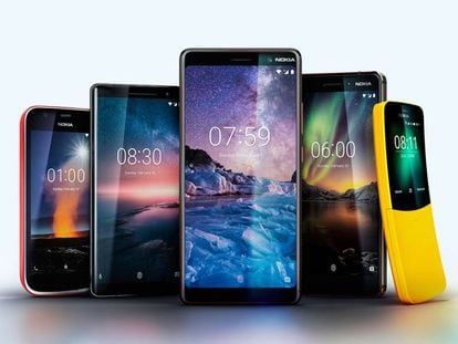 Nokia lanza 5 nuevos móviles, desde los 69 euros hasta un tope de gama de pantalla curva