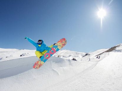 Pista de Half-pipe de Sierra Nevada (Granada). 