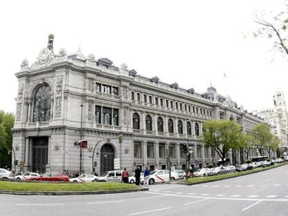 Vista de la fachada del Banco de Espa&ntilde;a. EFE/Archivo