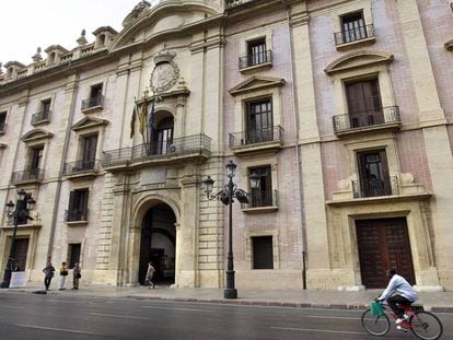 La sede del Tribunal Superior de Justicia valenciano. 