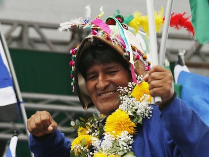 Evo Morales, este miércoles en El Alto.