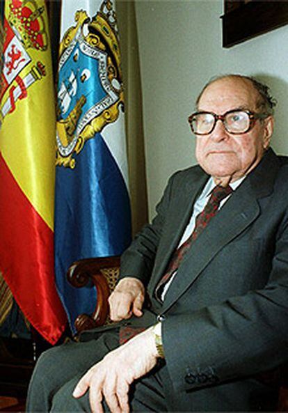 El filósofo y academico de la Lengua Julián Marías, en una imagen de archivo.