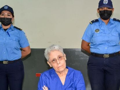 La guerrillera y presa política nicaragüense Dora María Téllez, el pasado agosto.