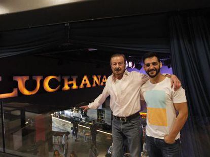 Los actores Juan Diego y Fran Perea, socios de los Luchana. 