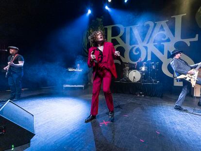 Rival Sons actuando en The Fillmore de Detroit, Michigan, en enero de 2023.