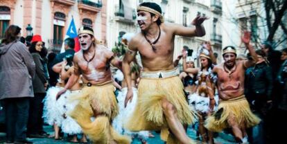 Desfile del carnaval de Russafa en una imagen de archivo.