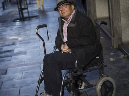 Willy Ruiz, en la calle Valverde de Madrid.