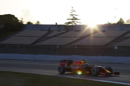 El piloto australiano, Daniel Ricciardo, consiguió el tercer registro más veloz al volante de un Red Bull durante la primera sesión de entrenamientos.