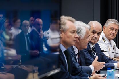 Presentation of a campaign by the National Police and the Mutua Madrileña Foundation to fight bullying, at the Mutua Madrileña Business Center, on June 7, 2023, in Madrid (Spain).