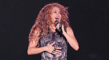 Shakira, en un concert el desembre del 2018.