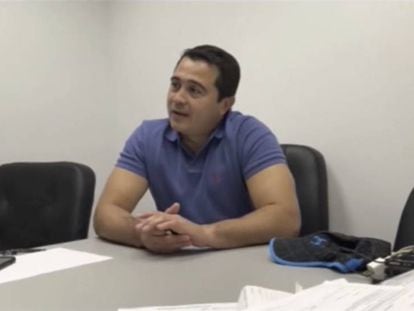 Imagen de un vídeo que ha mostrado la Fiscalía de EE UU, en el que Tony Hernández identifica a varios narcotraficantes en 2018.