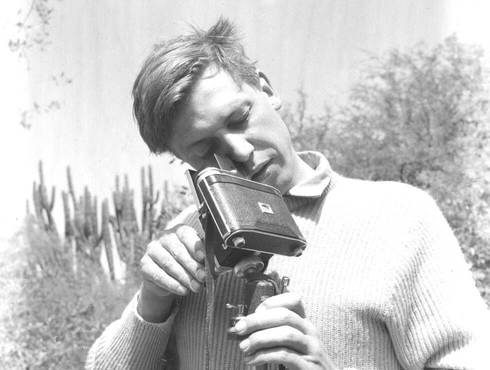 David Attenborough, en una imagen de su juventud.