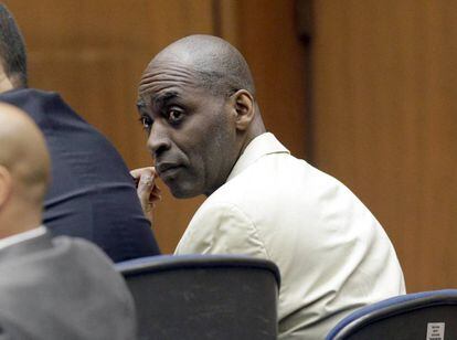 El actor Michael Jace, en un momento del juicio en Los &Aacute;ngeles. 