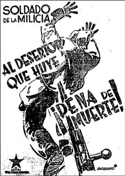 Cartel de 1936 de las Juventudes Socialistas Unificadas.