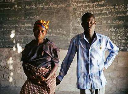 Una de las mujeres que sufrieron violaciones en Congo.