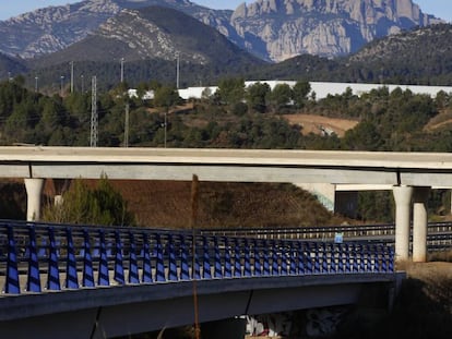 Obres del Quart Cinturó a l'altura de Viladecavalls