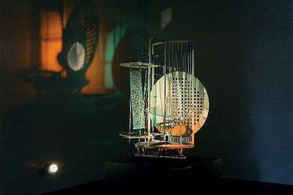 &#39;Light Prop for an Electric Stage&#39; (1928-1930), en réplica de 1970, de László Moholy-Nagy.