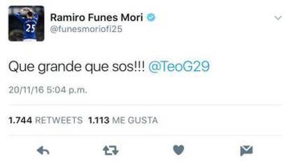 El exabrupto de Funes Mori.