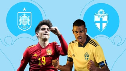 España, favorita: los datos y gráficos clave del partido contra Suecia