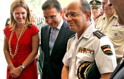 Paula Sánchez de León, Serafín Castellano y José Manuel Salgado.