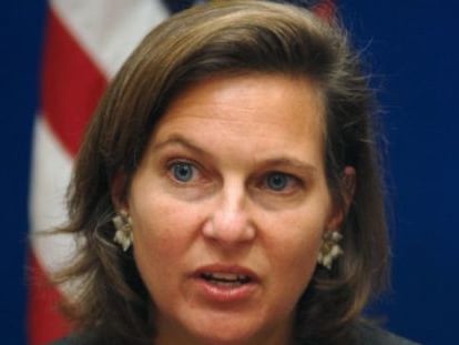 La portavoz del Departamento de Estado, Victoria Nuland.