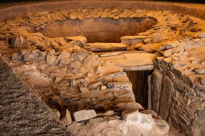 Sepulcro prehistórico de Huerta Montero, un dolmen de 4.650 años de antigüedad descubierto en Almendralejo.