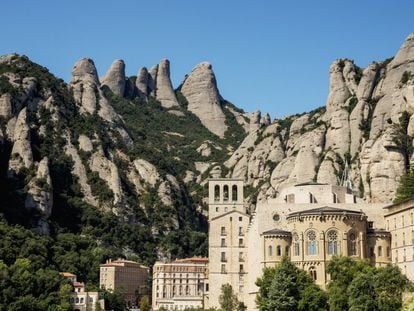 La basílica de Montserrat.