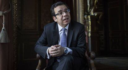 El ministro de Economía chileno, Luis Felipe Céspedes, este jueves en Madrid.