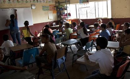 Una escuela del Estado de Nayarit (México).
