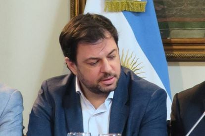 El subsecretario general de Presidencia de Argentina, Valentín Díaz Gilligan, en Buenos Aires, en noviembre de 2016.