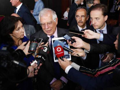 El ministre d'Exteriors, Josep Borrell, aquest dimarts a Buenos Aires.
