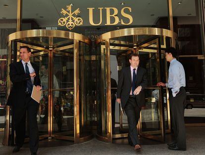 Edificio del banco suizo UBS en Nueva York, en 2009.