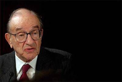 Alan Greenspan, presidente de la Reserva Federal.