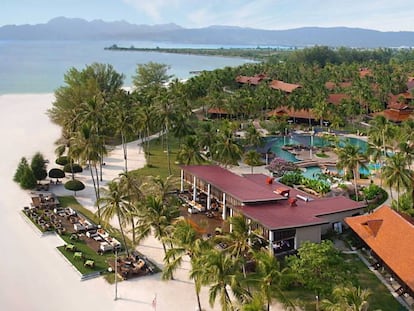 Resort de lujo en la isla de Langkawi, en Malasia.