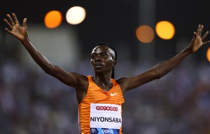 La atleta burundiana Francine Niyonsaba, una de las favoritas de la San Silvestre Vallecana.
