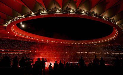 El Wanda Metropolitano, este sábado.