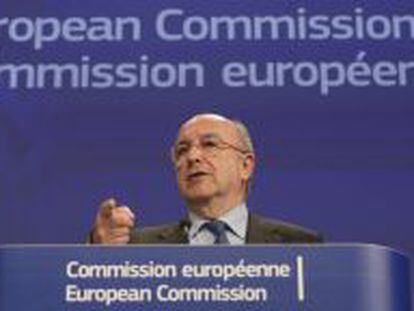Joaqu&iacute;n Almunia, vicepresidente de la CE y comisario europeo de competencia