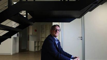 El escritor mexicano Alberto Ruy Sánchez, la semana pasada en Madrid.