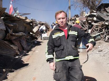 Miguel Aguilar Alveal, bombero voluntario chileno