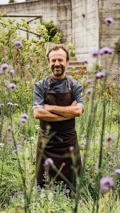 Nacho Manzano, chef del restaurante asturiano Casa Marcial, reconocido con dos estrellas Michelin y tres soles Repsol.