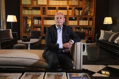 Nasser Kamel, secretario general de la Unión por el Mediterráneo, en un hotel de Madrid el 25 de mayo.