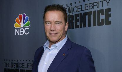 El actor Arnold Schwarzenegger en la presentación de la última temporada de 'El Aprendiz'.