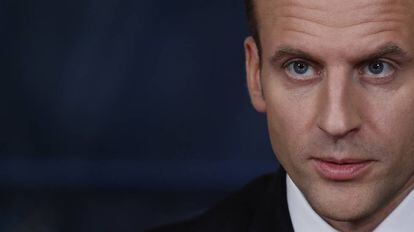 El presidente francés, Emmanuel Macron