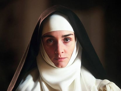 Paz Vega, en la imagen caracterizada como Santa Teresa, volver&aacute; a meterse en el papel de una monja en &#039;Perd&oacute;name&#039;. 